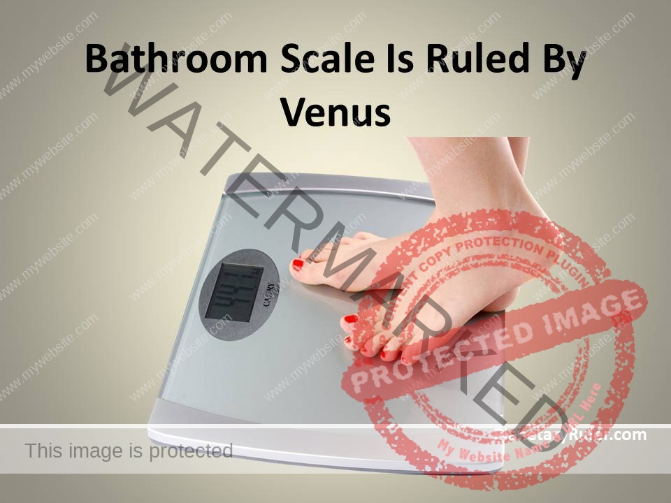 Bathroom Scale Is Ruled By Venus